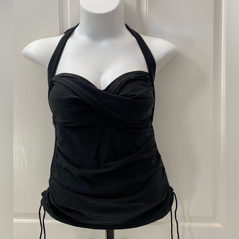 Ashley Stewart Halter Tankini Top Sz 18